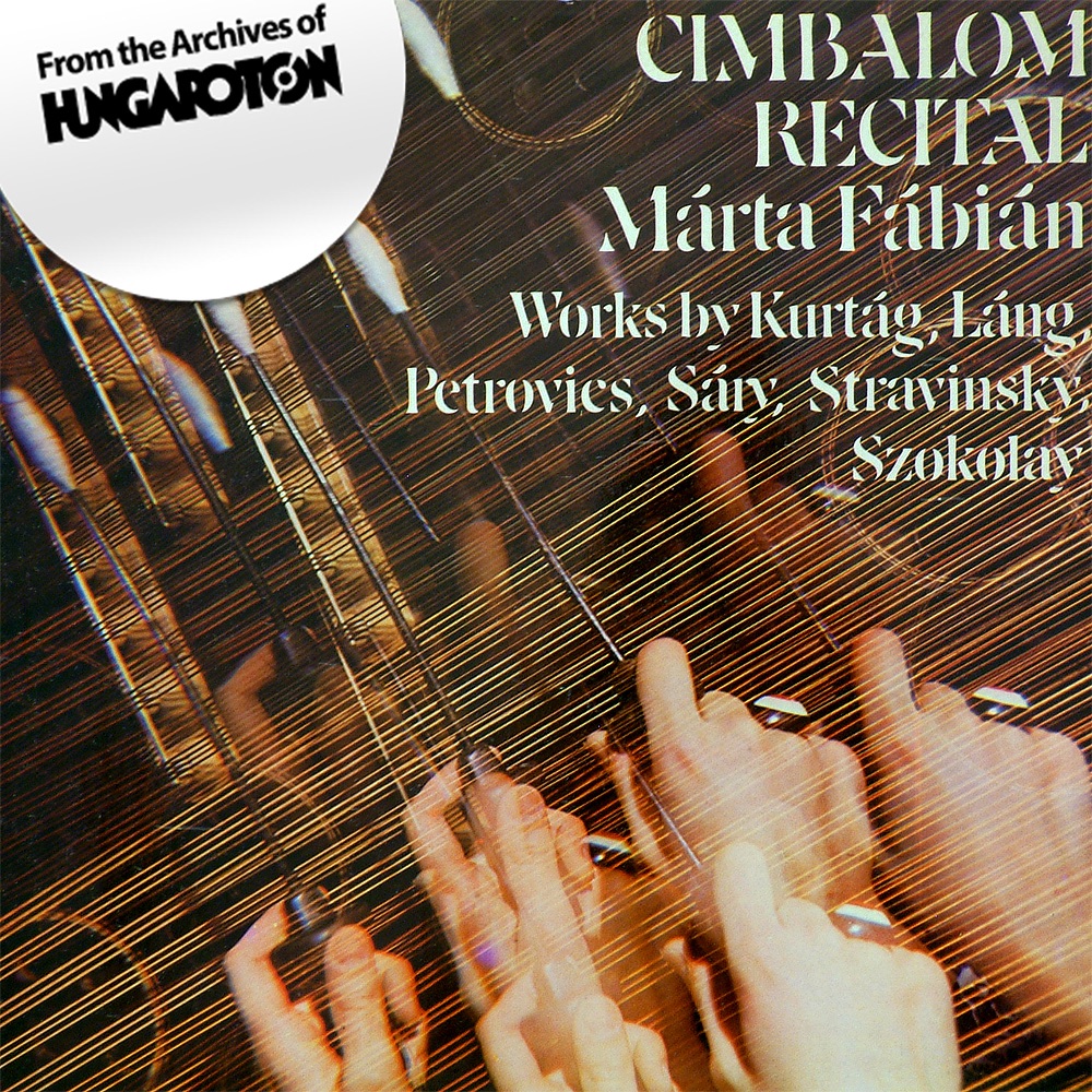 Обложка альбома «XX. századi művek cimbalomra» — Márta Fábián