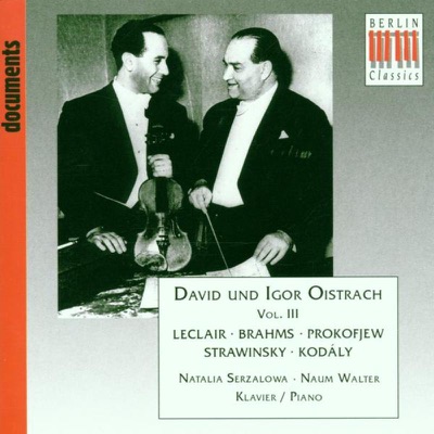 Violin Recital: David & Igor Oistrach