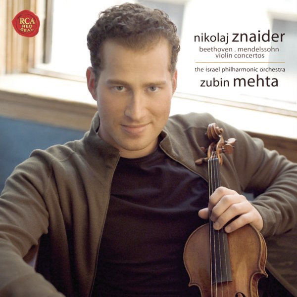 Обложка альбома «Beethoven & Mendelssohn: Violin Concertos» — Nikolaj Znaider & Israel Philharmonic Orchestra