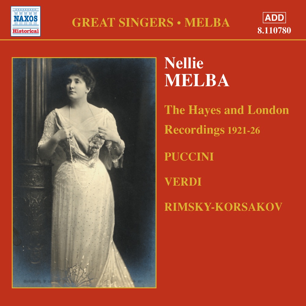 Обложка альбома «Nellie Melba - London and Middlesex Recordings» — Nellie Melba