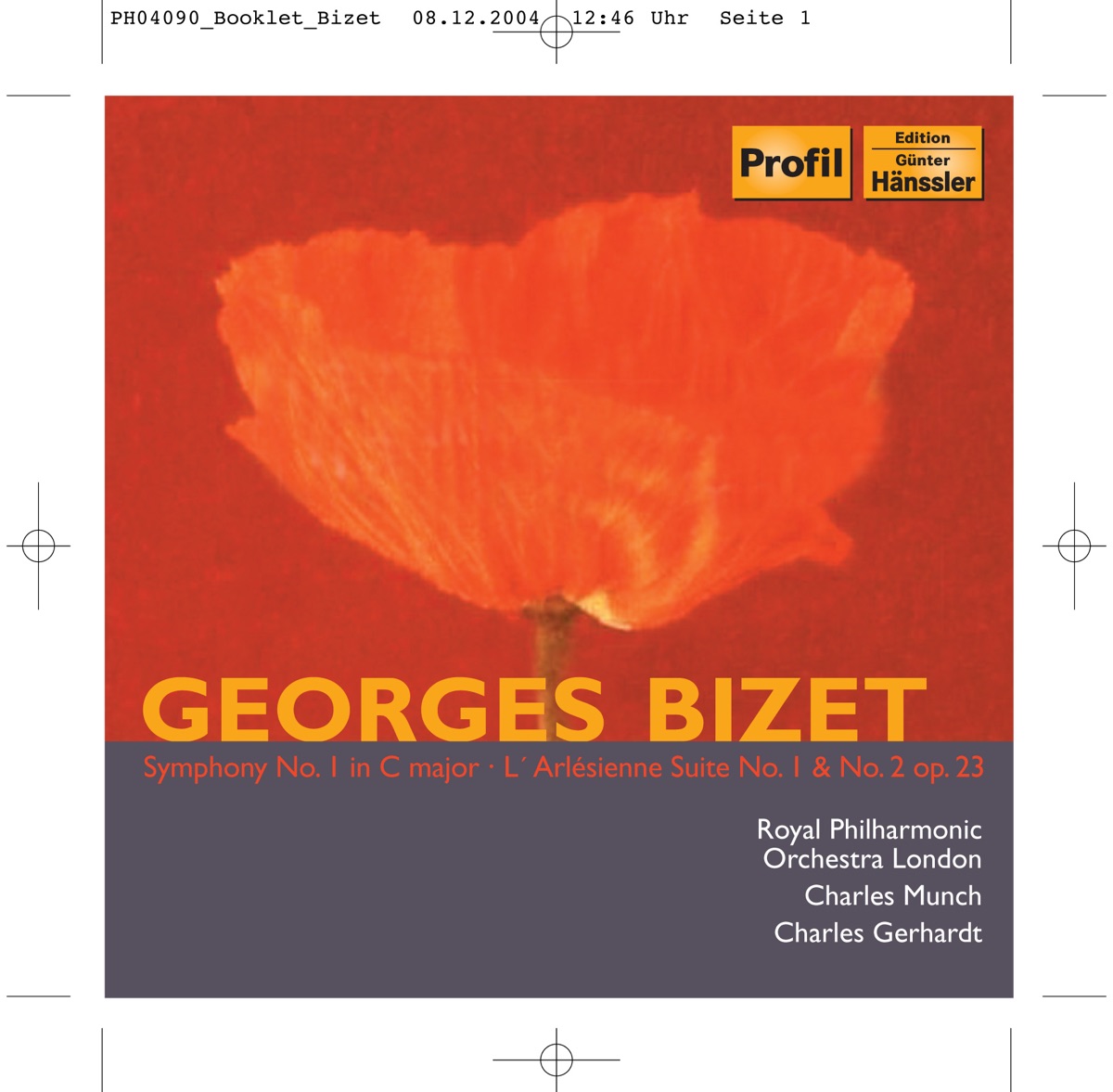 Bizet: Symphony No. 1 - L'Arlesienne Suites Nos. 1 and 2 cover art