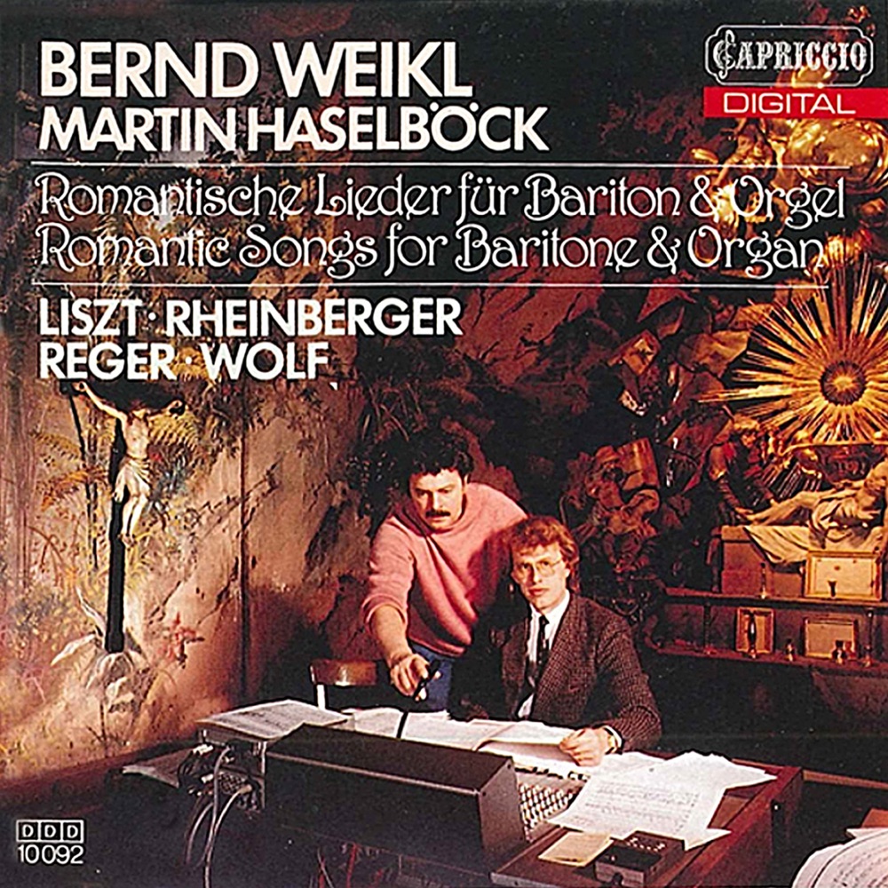 Обложка альбома «Romantic Songs for Baritone & Organ» — Bernd Weikl & Martin Haselbock