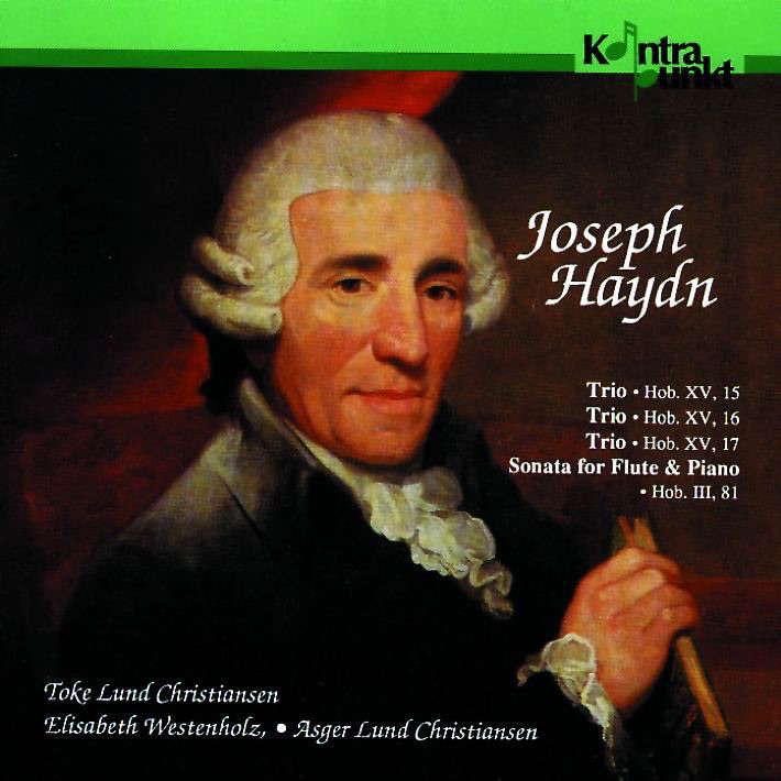 Обложка альбома «Haydn: Trios for Flute, Cello and Piano» — Toke Lund Christiansen, Elisabeth Westenholz & Asger Lund Christiansen