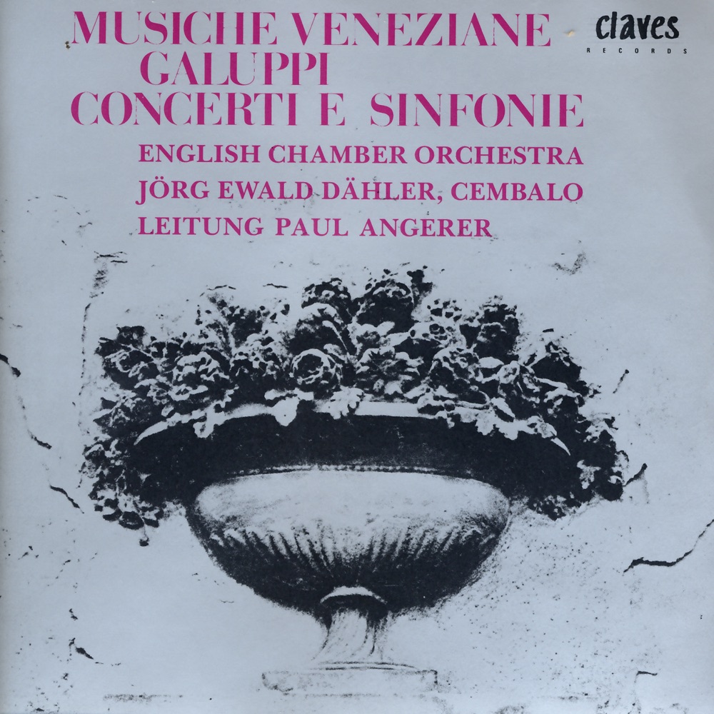 Обложка альбома «Musiche Veneziane: Concerti e Sinfonie» — Jörg Ewald Dähler, English Chamber Orchestra & Paul Angerer