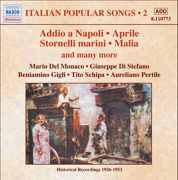 Italian Popular Songs, Vol. 2 (1926-1953) - Aureliano Pertile, Beniamino Gigli, Giuseppi Di Stefano, Mario del Monaco & Tito Schipa