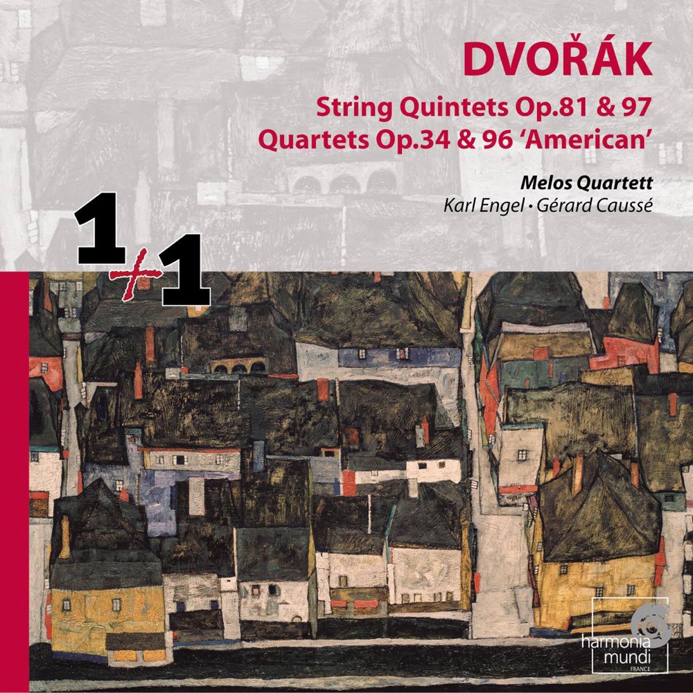 Обложка альбома «Dvořák: Quintettes & Quatuors» — Gérard Caussé, Karl Engel & Melos Quartett