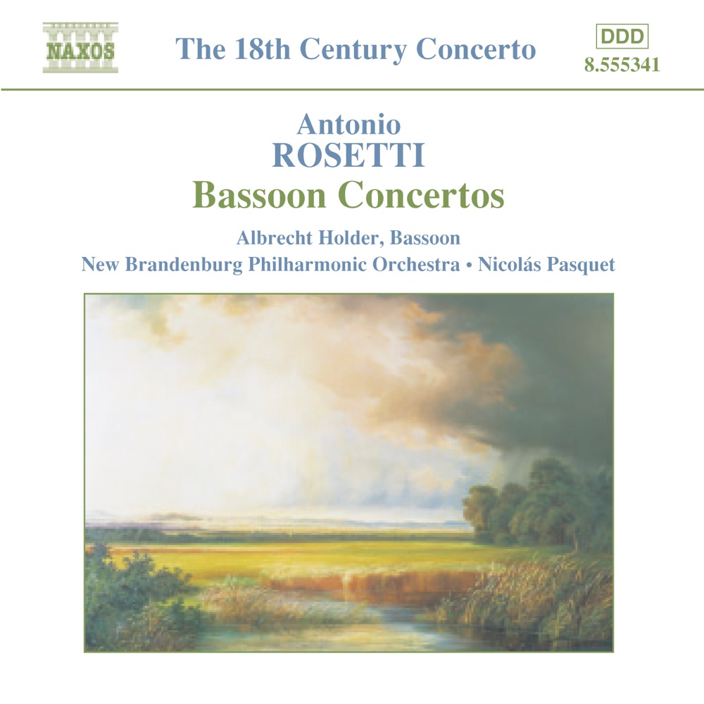 Обложка альбома «Rosetti: Bassoon Concertos» — Albrecht Holder, Nicolás Pasquet & New Brandenburg Philharmonic Orchestra