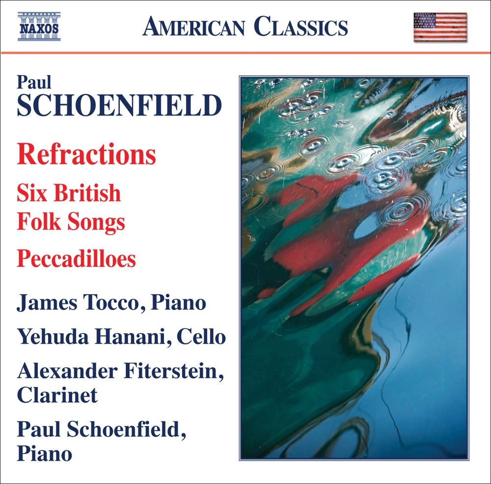 Обложка альбома «Schoenfield: Refractions» — James Tocco, Paul Schoenfield, Yehuda Hanani & Alexander Fiterstein