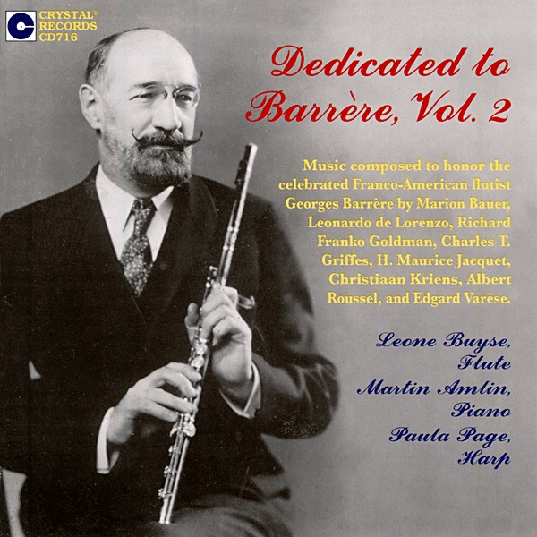 Обложка альбома «Dedicated to Barrère, Vol 2» — Leone Buyse, Martin Amlin & Paula Page
