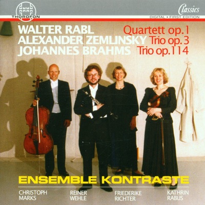 Ensemble Kontraste Play Rabl, Zemlinsky & Brahms