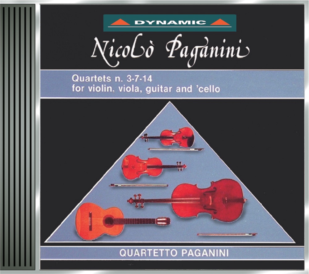Обложка альбома «Paganini: The 15 Quartets for Strings and Guitar, Vol. 2» — Paganini Quartet