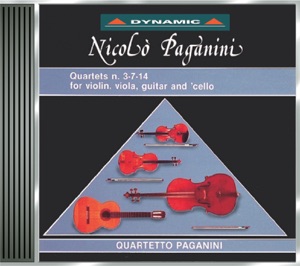 Paganini: The 15 Quartets for Strings and Guitar, Vol. 2