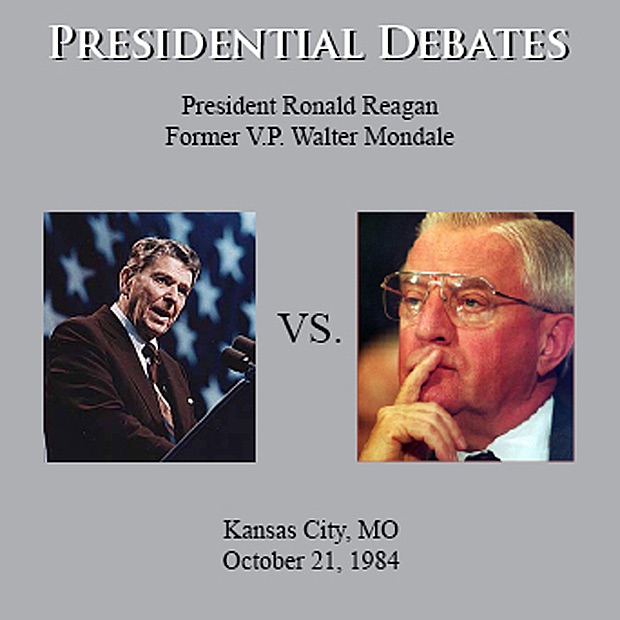 The Reagan / Mondale Presidential Debates: Kansas City, MO - 10/21/84