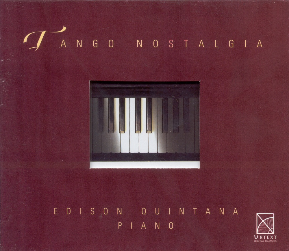 Обложка альбома «Piano Recital: Quintana, Edison - Piazzolla, A. - Mores, M. - Gardel, C. - Ramirez, A. - Nazareth, E. - Rodriguez, G.M. - Delfino, E. - Cobian, J.C.» — Edison Quintana