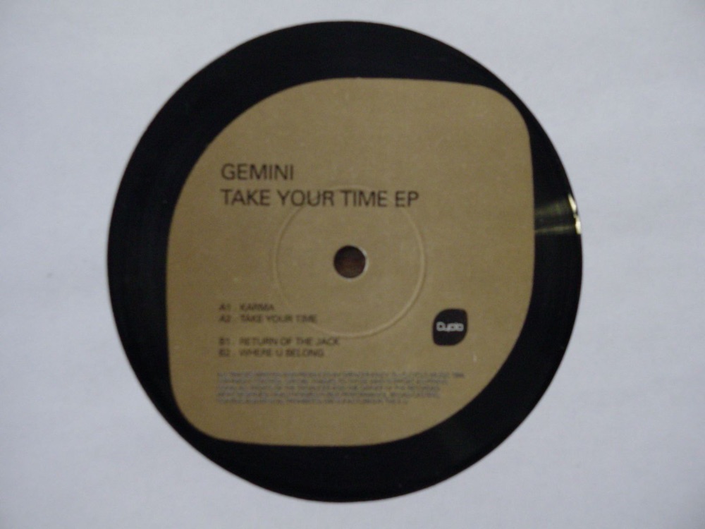Обложка альбома «Take Your Time EP» — Gemini