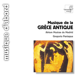 Ancient Greek Music - Madrid Atrium Musicae &amp; Gregorio Paniagua Cover Art