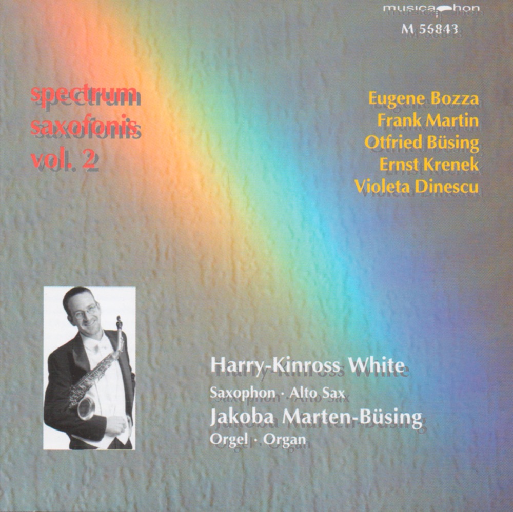 Обложка альбома «Spectrum Saxofonis, Vol. 2» — Harry Kinross White & Jakoba Marten-Busing