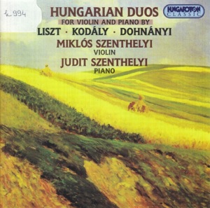 Hungarian Duos for Violin and Piano