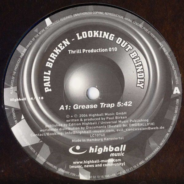 Обложка альбома «Looking Out Blindly - EP» — Paul Birken