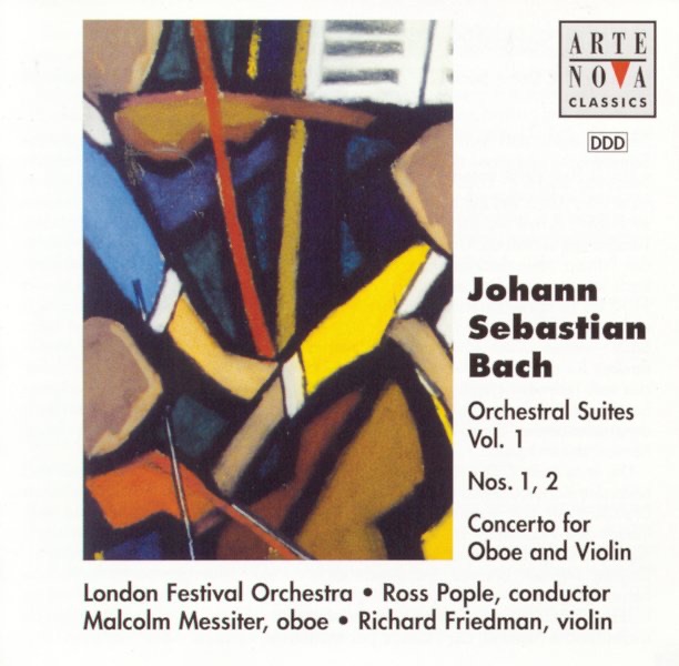 Обложка альбома «Bach: Orchestral Suites Vol. 1 - No. 1 & 2, Concerto For Oboe And Violin» — Ross Pople & London Festival Orchestra