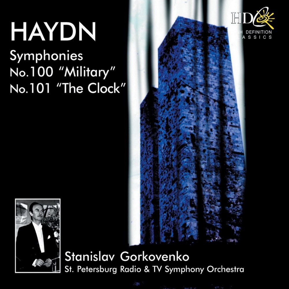 Обложка альбома «Symphony No.100 in G Major, Military; Symphony No.101 in D Major, The Clock» — Saint Petersburg Radio and TV Symphony Orchestra & Stanislav Gorkovenko