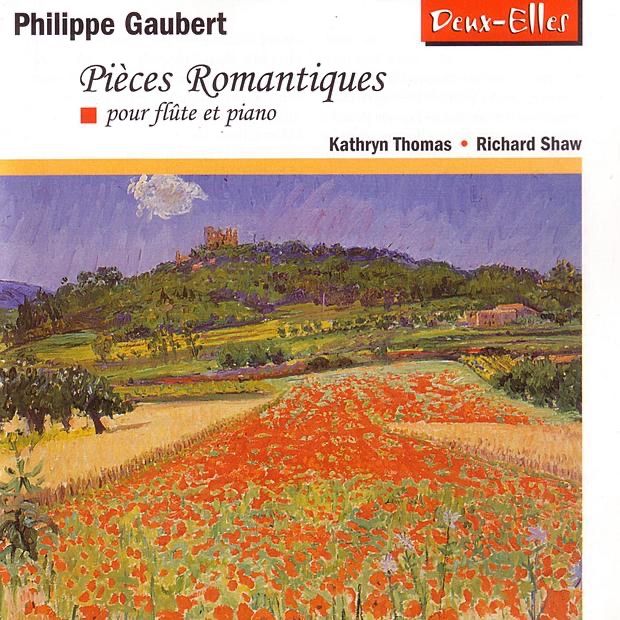 Обложка альбома «Phillipe Gaubert: Pièces Romantiques pour flûte et piano» — Kathyrn Thomas, Phoebe Scott & Richard Shaw