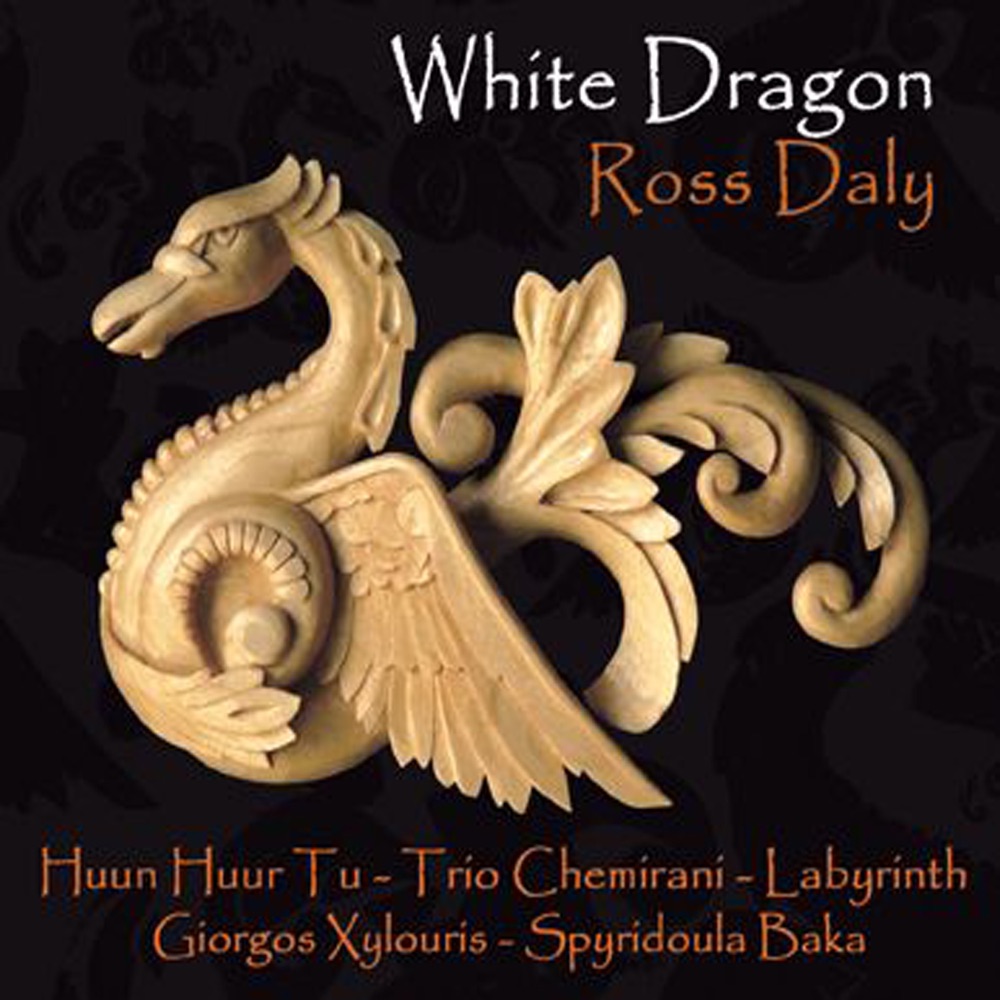 Обложка альбома «White Dragon (feat. Giorgos Xylouris Psarogiorgis, Huun-Huur-Tu, Labyrinth, Spyridoula Baka & Trio Chemirani)» — Ross Daly