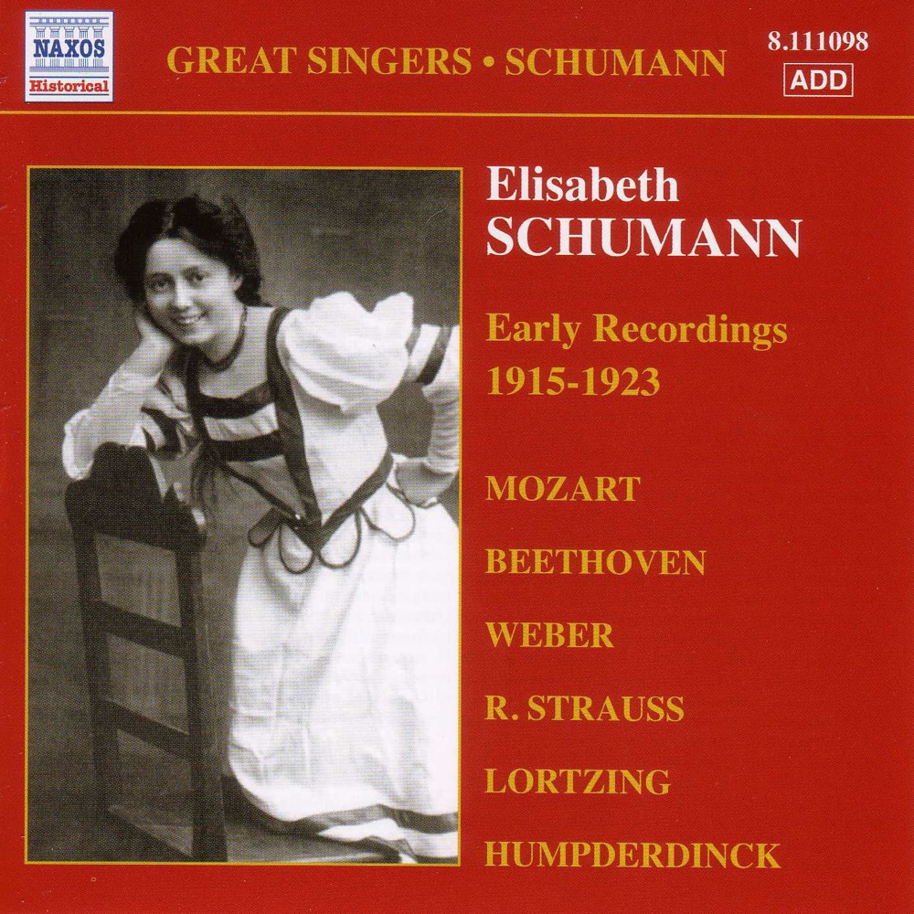 Обложка альбома «Elisabeth Schumann - Early Recordings (1915-1923)» — Elisabeth Schumann & Studio Orchestra