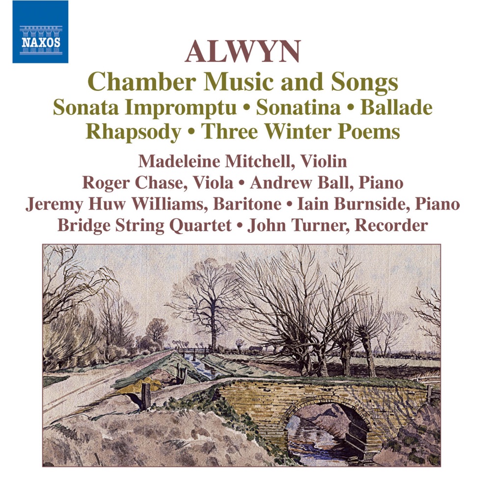 Обложка альбома «Alwyn: Sonata Impromptu, Sonatina, Ballade» — Bridge String Quartet, Iain Burnside, Lucy Wilding & Madeleine Mitchell