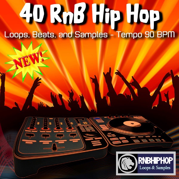 40 RnB Hip Hop Loops, Beats, And Samples - Tempo 90 BPM