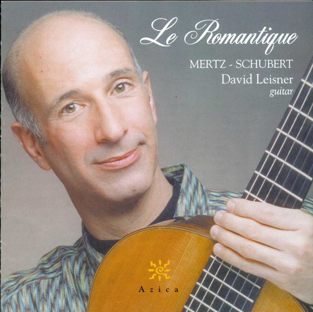Обложка альбома «Mertz: Le Romantique, 6 Schubertian Songs, Bardenklange (Excerpts), Elegie & Fantasie Hongroise» — David Leisner