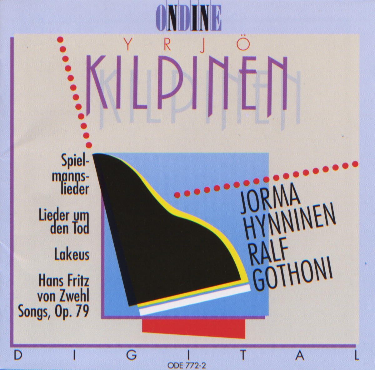 Kilpinen, Y.: Spielmannslieder - Lieder Um Den Tod - Lakeus - 7 Lieder