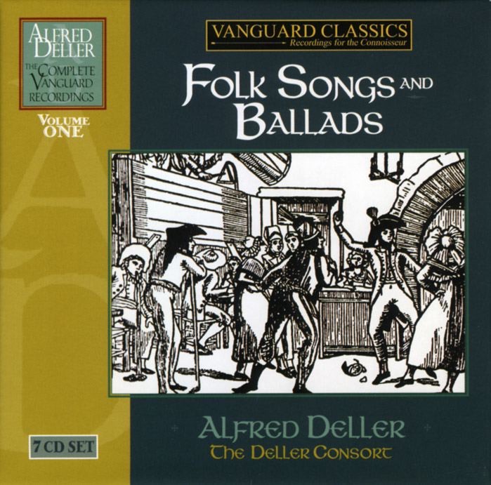Обложка альбома «Folk Songs and Ballads» — Alfred Deller & The Deller Consort