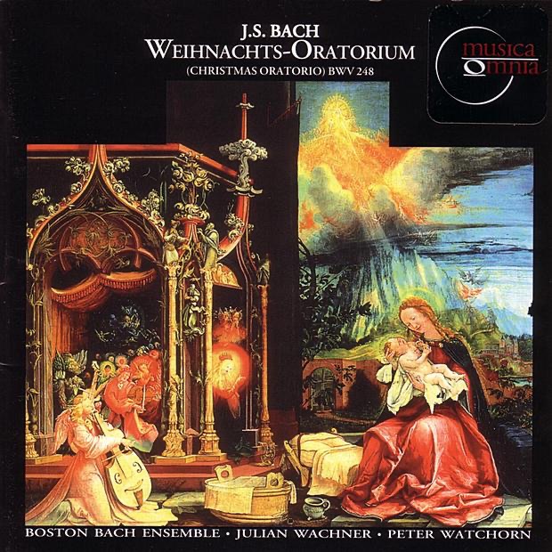 Обложка альбома «J.S. Bach: Weihnachts-Oratorium - Christmas Oratorio, BWV 248» — Boston Bach Ensemble, Julian Wachner, Marsh Chapel Choir & Peter Watchorn