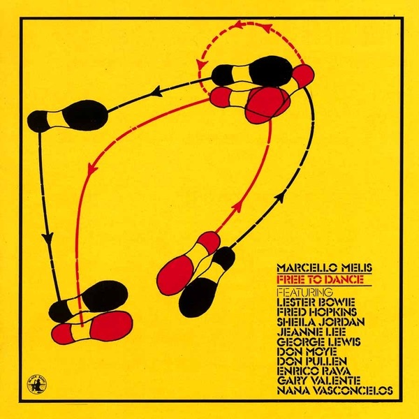 Обложка альбома «Free to Dance (feat. Lester Bowie, Fred Hopkins, Sheila Jordan, Jeanne Lee, George Lewis, Don Pullen, Enrico Rava, Gary Valente, Naná Vasconcelos & Don Moye)» — Marcello Melis