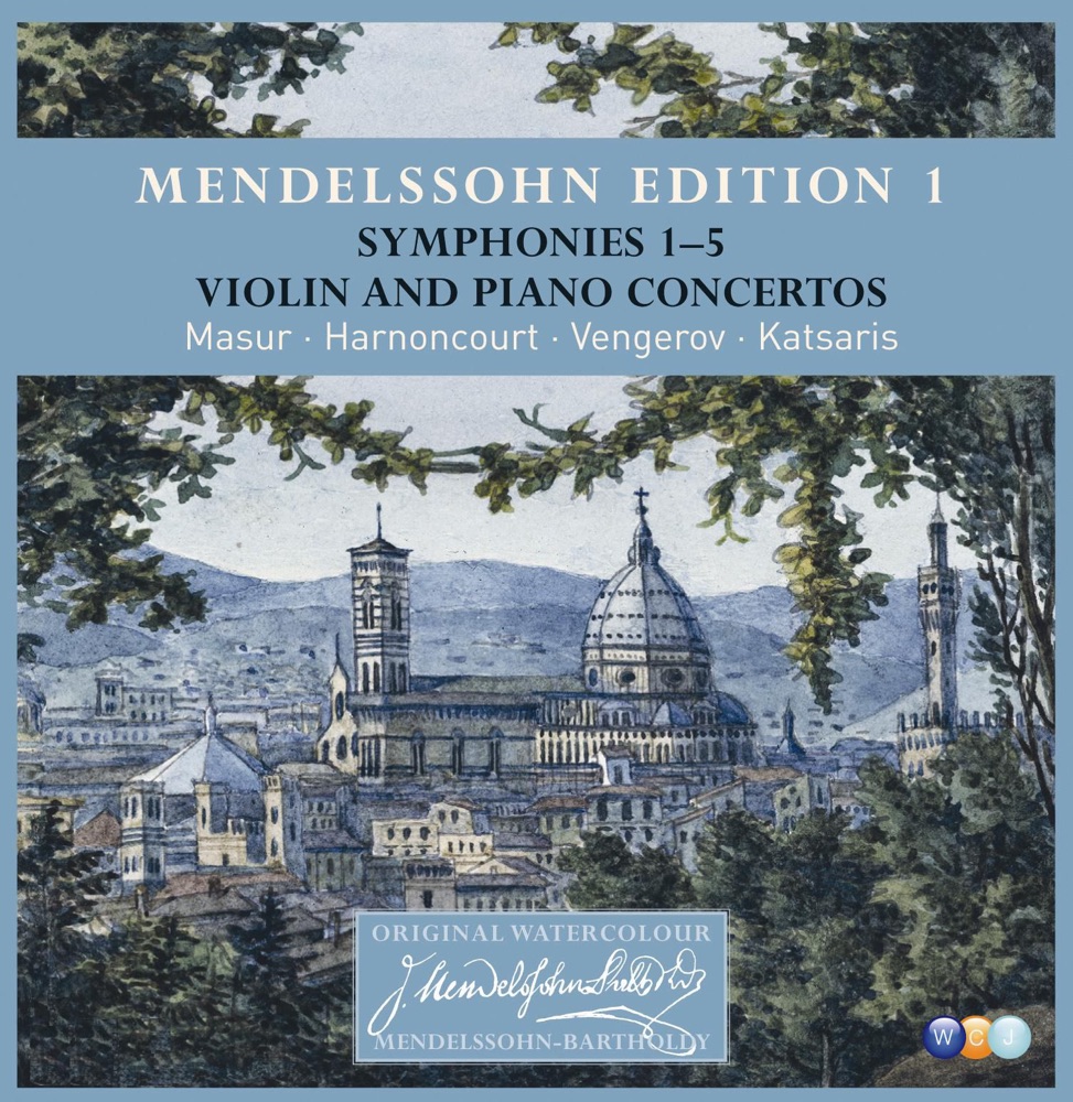 Обложка альбома «Mendelssohn Edition, Vol. 1: Orchestral Music» — Berlin Philharmonic, Chamber Orchestra of Europe & Cyprien Katsaris