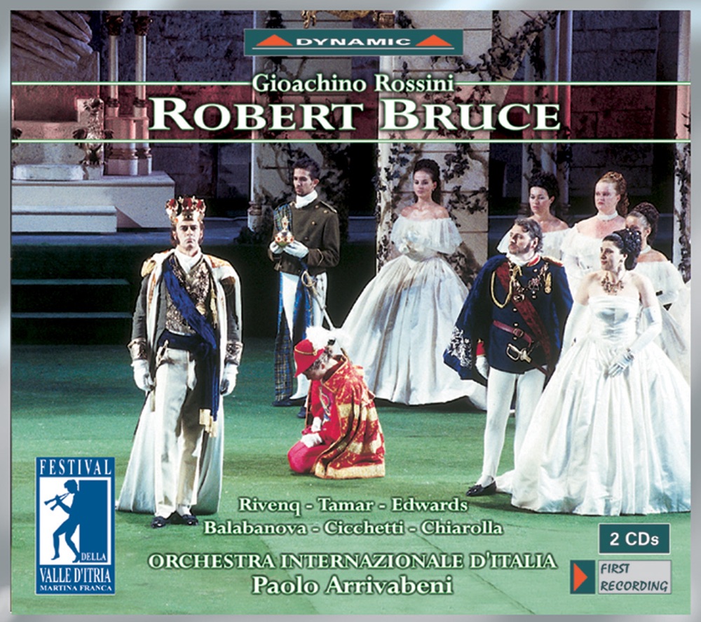 Обложка альбома «Rossini - Niedermeyer: Robert Bruce (French Pasticcio of la Donna del Lago)» — Paolo Arrivabeni