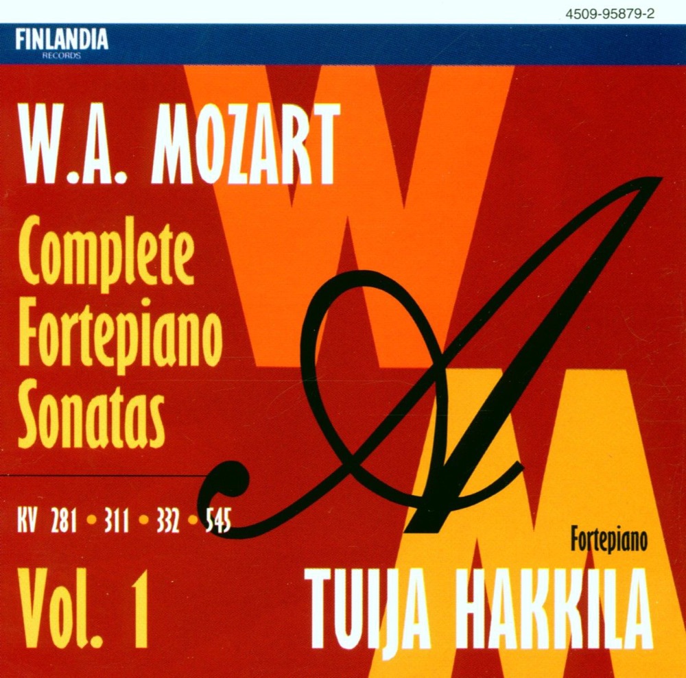 Обложка альбома «W.A. Mozart: Complete Fortepiano Sonatas, Vol. 1» — Tuija Hakkila