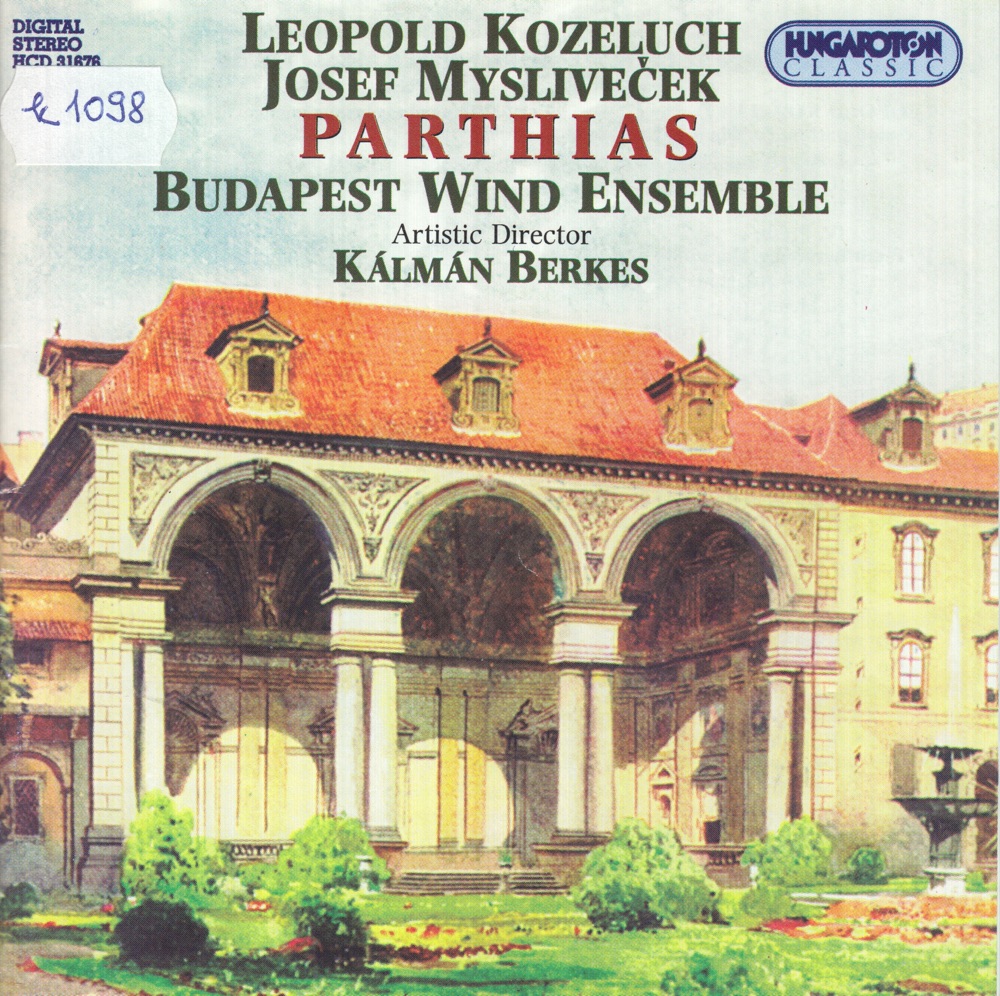 Обложка альбома «Parthias» — Budapest Wind Ensemble & Kálmán Berkes