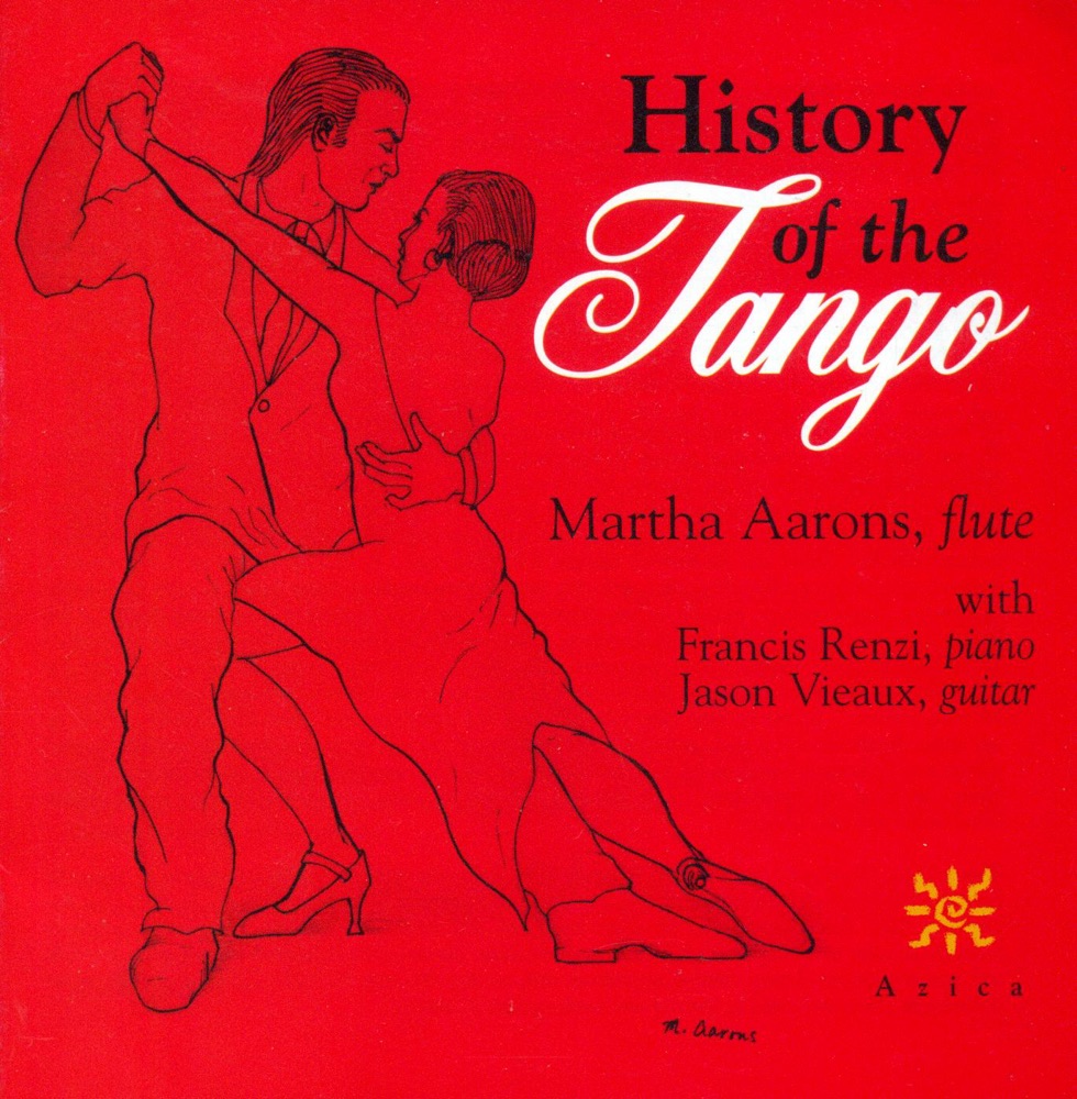 Обложка альбома «Piazzolla: History of the Tango - Hummel: Flute Sonata, Op. 50 - F.X. Mozart: Rondo in E Minor - Schoenfield: Achat Sha' Alti» — Martha Aarons, Frances Renzi & Jason Vieaux