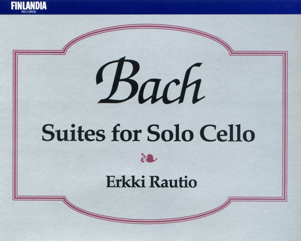 Обложка альбома «J.S. Bach: Suites for Solo Cello» — Erkki Rautio