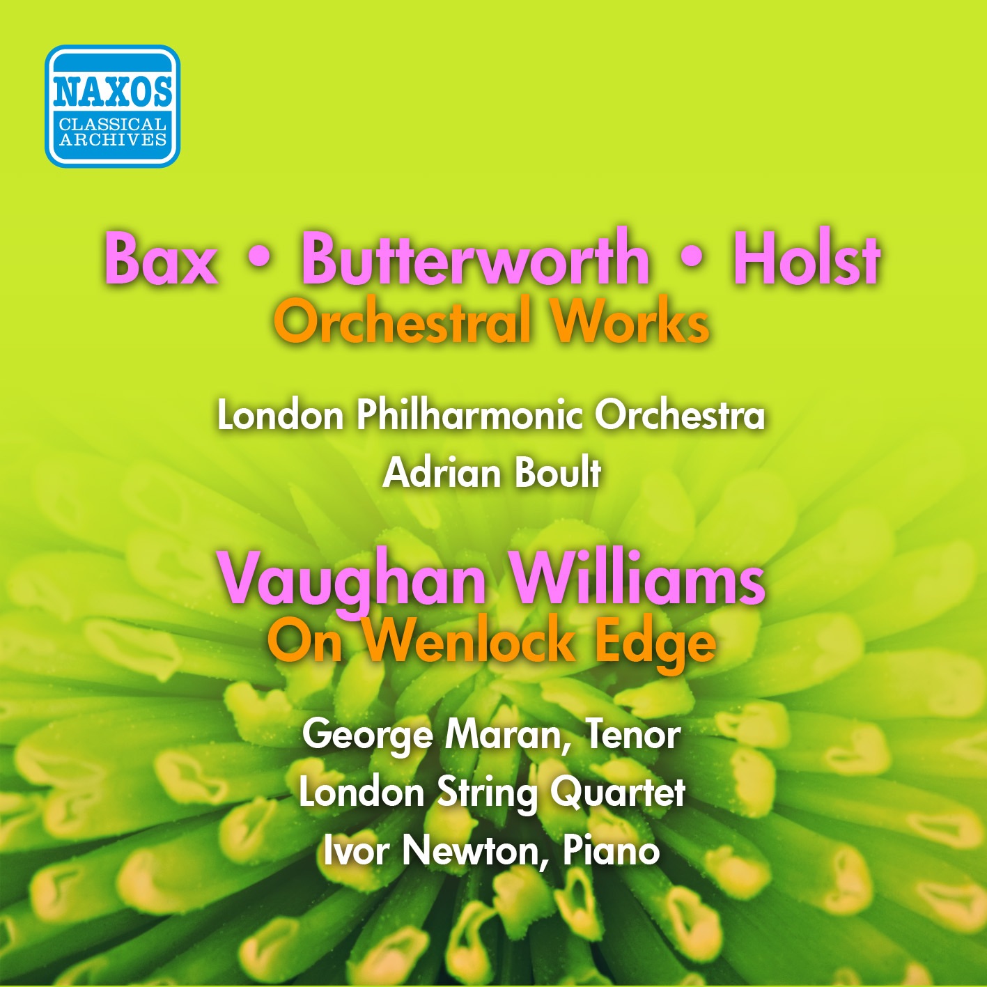 Vaughan Williams: On Wenlock Edge - Bax: Tintagel - Butterworth: The Banks of Green Willow - A Shropshire Lad (Boult) (1955, 1956)