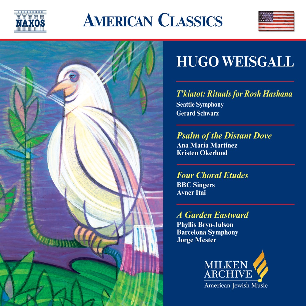 Обложка альбома «Weisgall: T'Kiatot - Psalm of the Distant Dove - a Garden Eastward» — Steven Ovitsky, Seattle Symphony, Gerard Schwarz, Ana Maria Martinez, Kristen Okerlund, BBC Singers, Avner Ital, Orquestra Simfònica de Barcelona i Nacional de Catalunya, Jorge Mester & Phyllis Bryn-Julson
