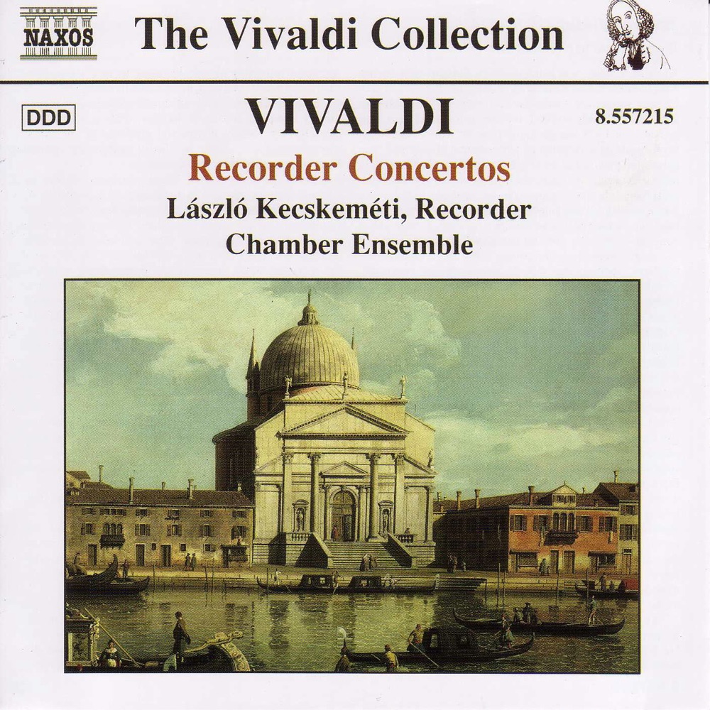 Обложка альбома «Vivaldi: Recorder Concertos» — Chamber Ensemble & László Kecskeméti