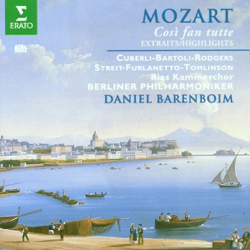 Mozart: Cosi' fan tutte (Highlights) - Berlin Philharmonic &amp; Daniel Barenboim Cover Art