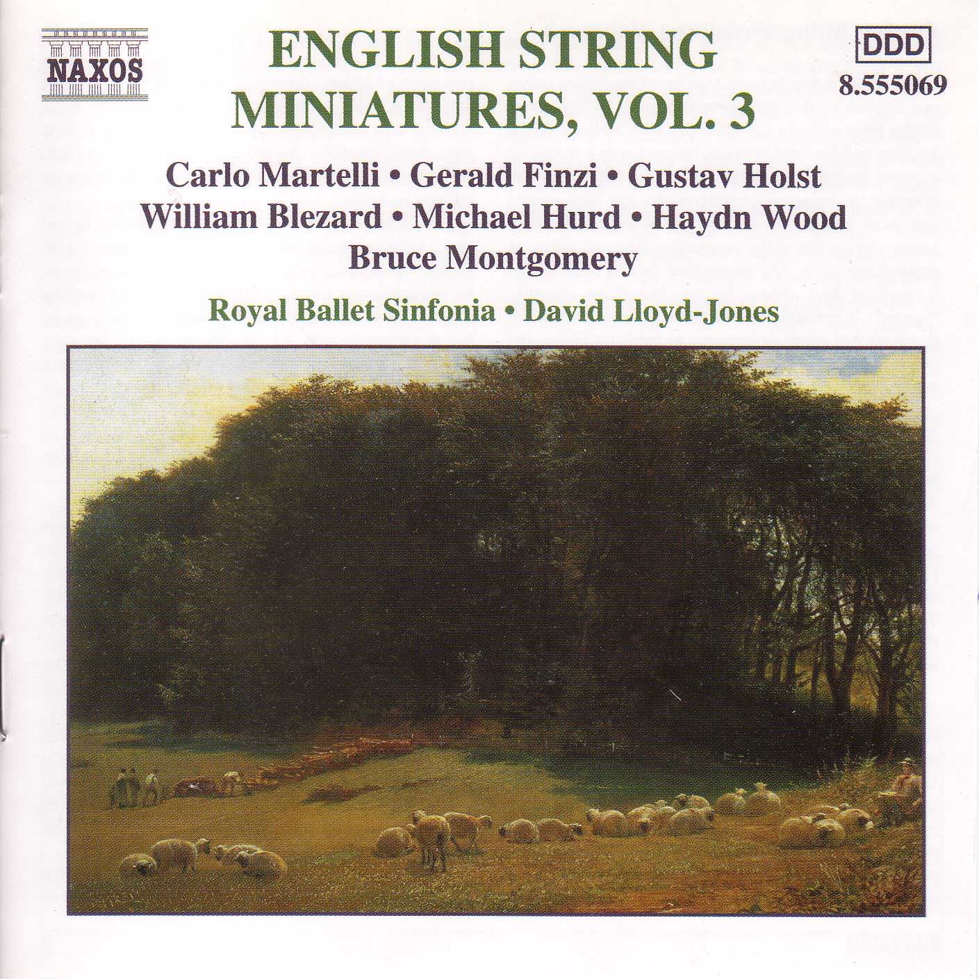 English String Miniatures, Vol. 3 by David Lloyd-Jones & Royal Ballet Sinfonia album cover