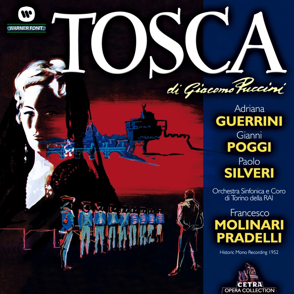 Обложка альбома «Puccini: Tosca» — Adriana Guerrini, Francesco Molinari-Pradelli & Orchestra Sinfonica di Torino della RAI