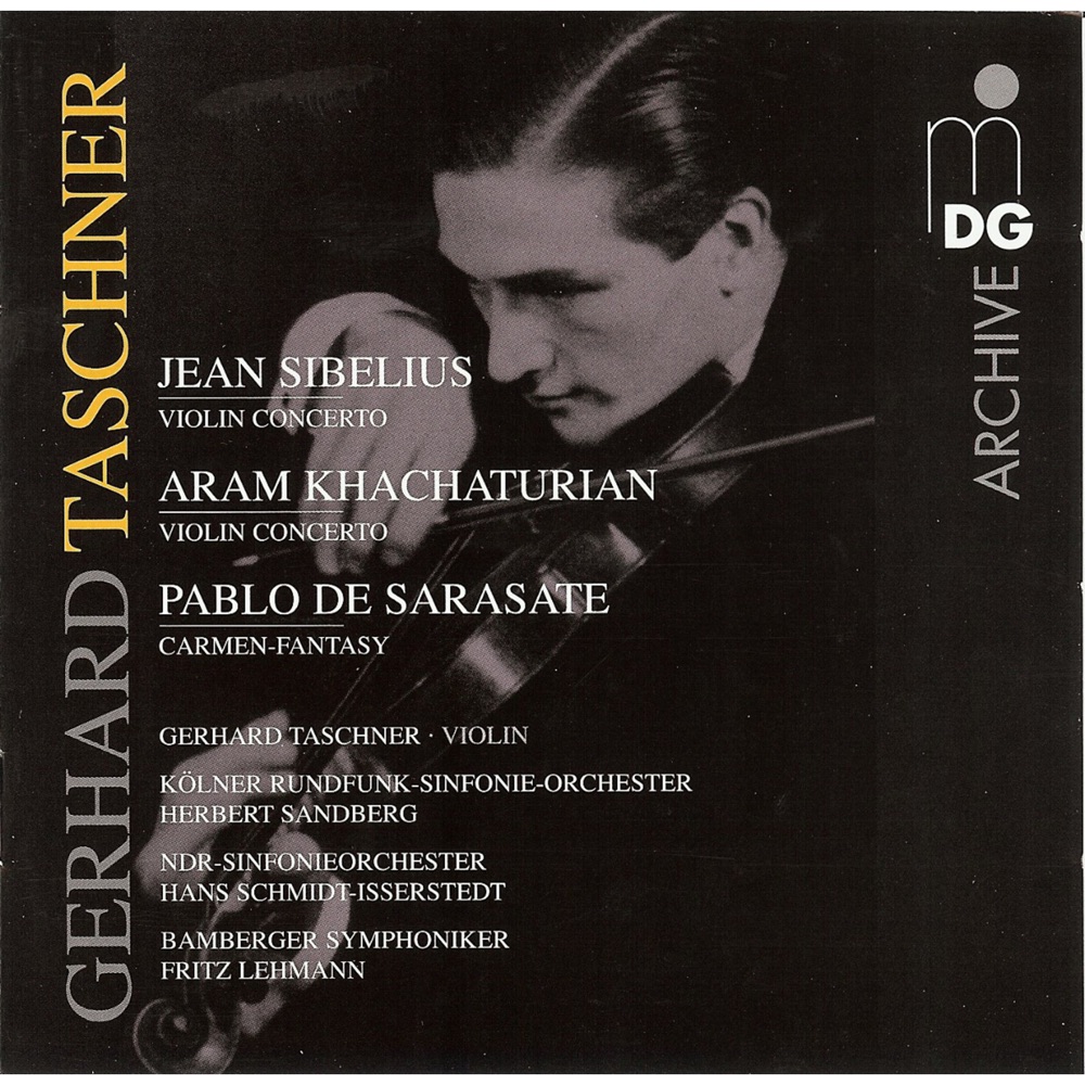 Обложка альбома «Violin Concertos» — Gerhard Taschner