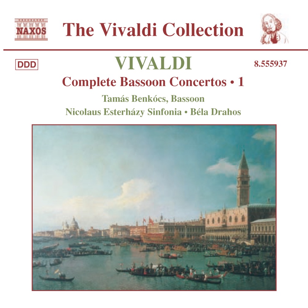 Обложка альбома «Vivaldi: Bassoon Concertos (Complete), Vol. 1» — Tamás Benkócs, Béla Drahos & Nicolaus Esterházy Sinfonia