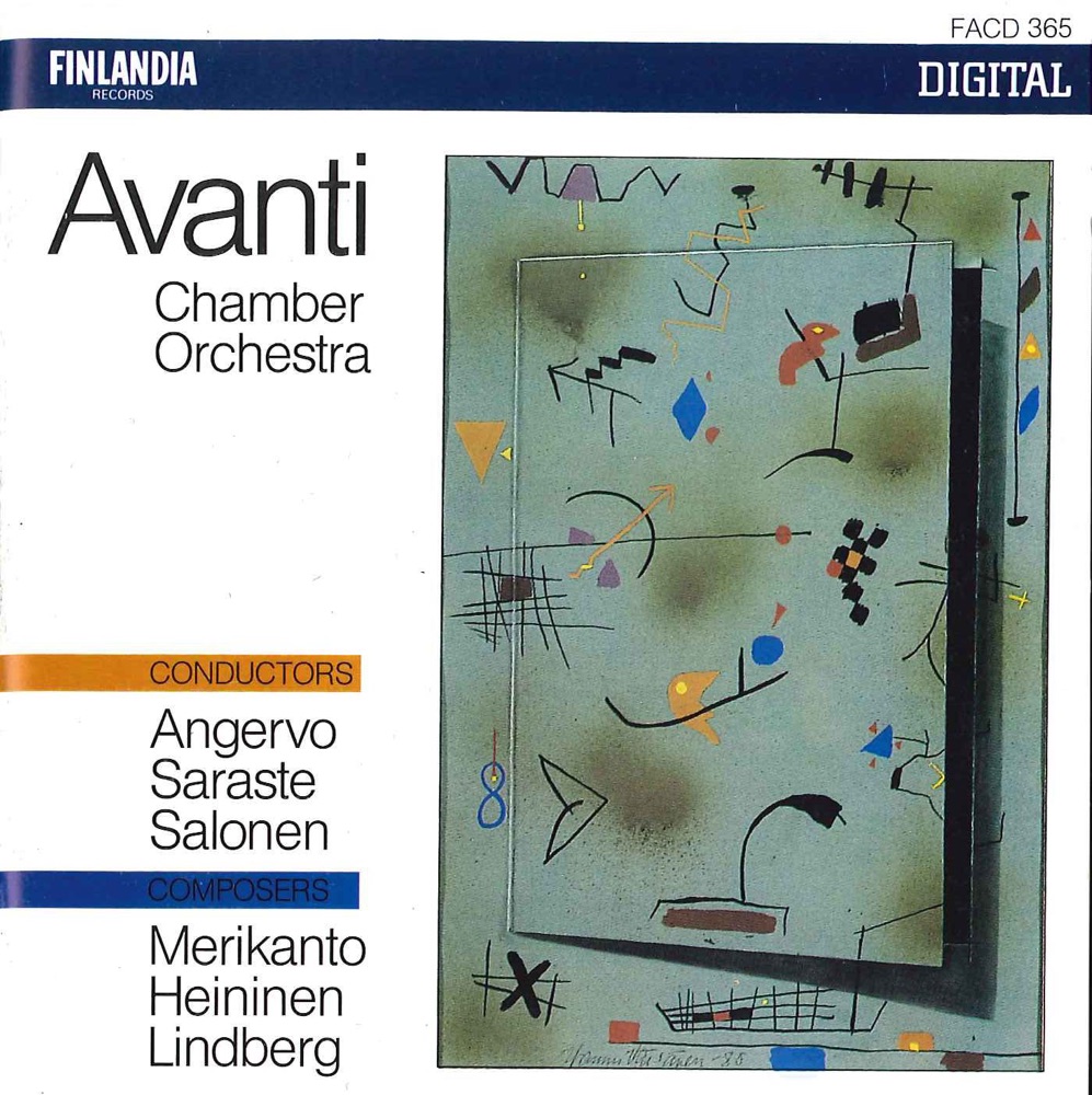 Обложка альбома «Aarre Merikanto / Paavo Heininen / Magnus Lindberg» — Ari Angervo, Avanti! Chamber Orchestra, Esa-Pekka Salonen & Jukka-Pekka Saraste